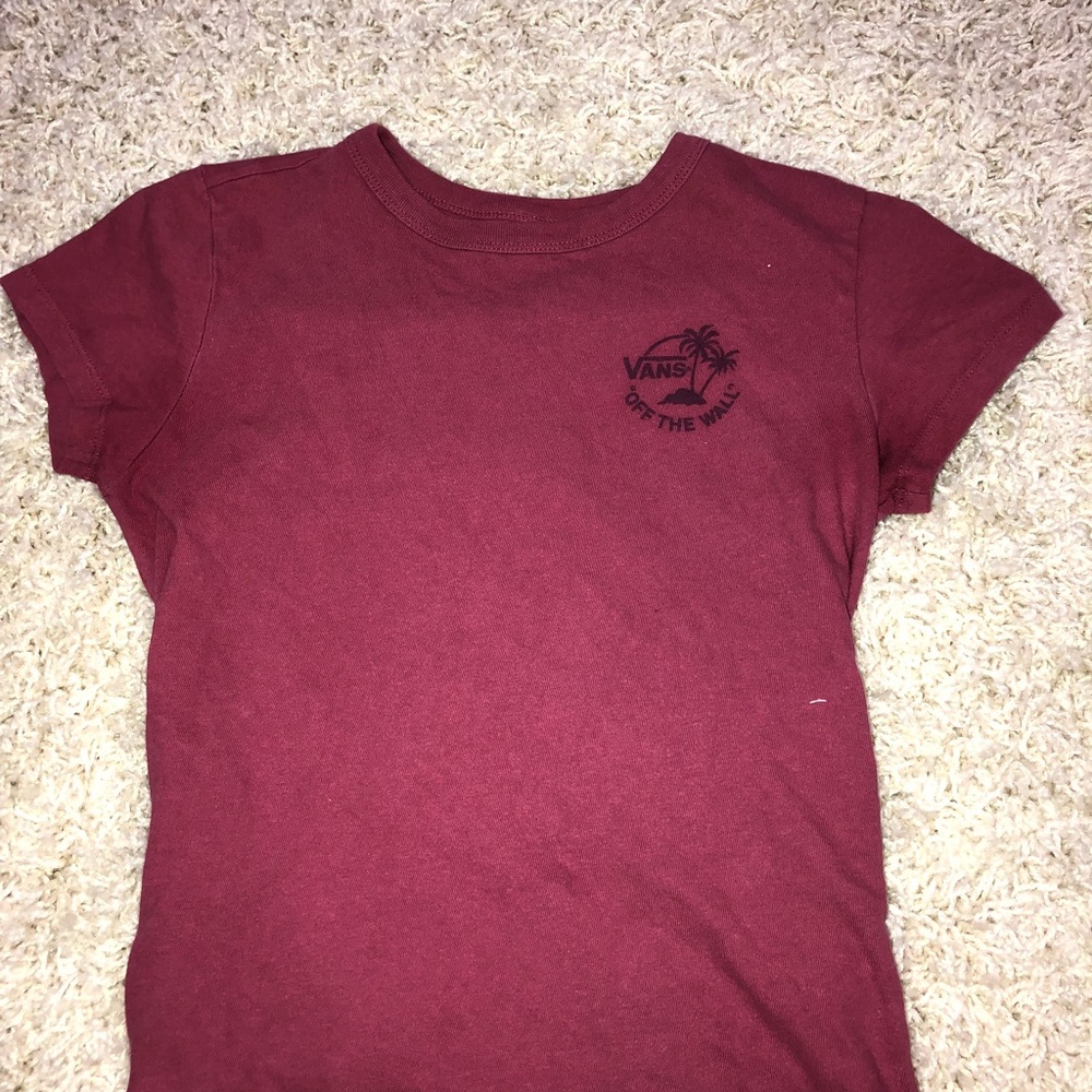 Vans shirts. Red.  Women’s. Small